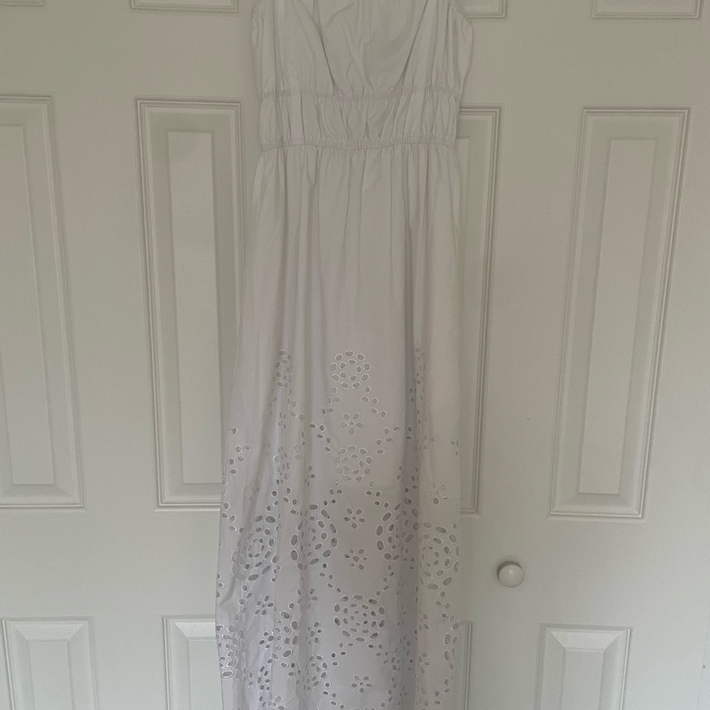 Madewell White cotton Maxi Dress